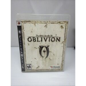 The Elder Scrolls IV: Oblivion (Sony PlayStation 3, 2007) Game + Map
